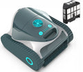 Pool Cleaner Robot with 150 Mins, Multi Cleaning Modes, Wall Climbing, Waterline Scrubbing, 2.5H Fast Charging, Tripe-Motor Strong Suction, C1 Pool Vacuum for Inground Pools, Onyx & Pearl