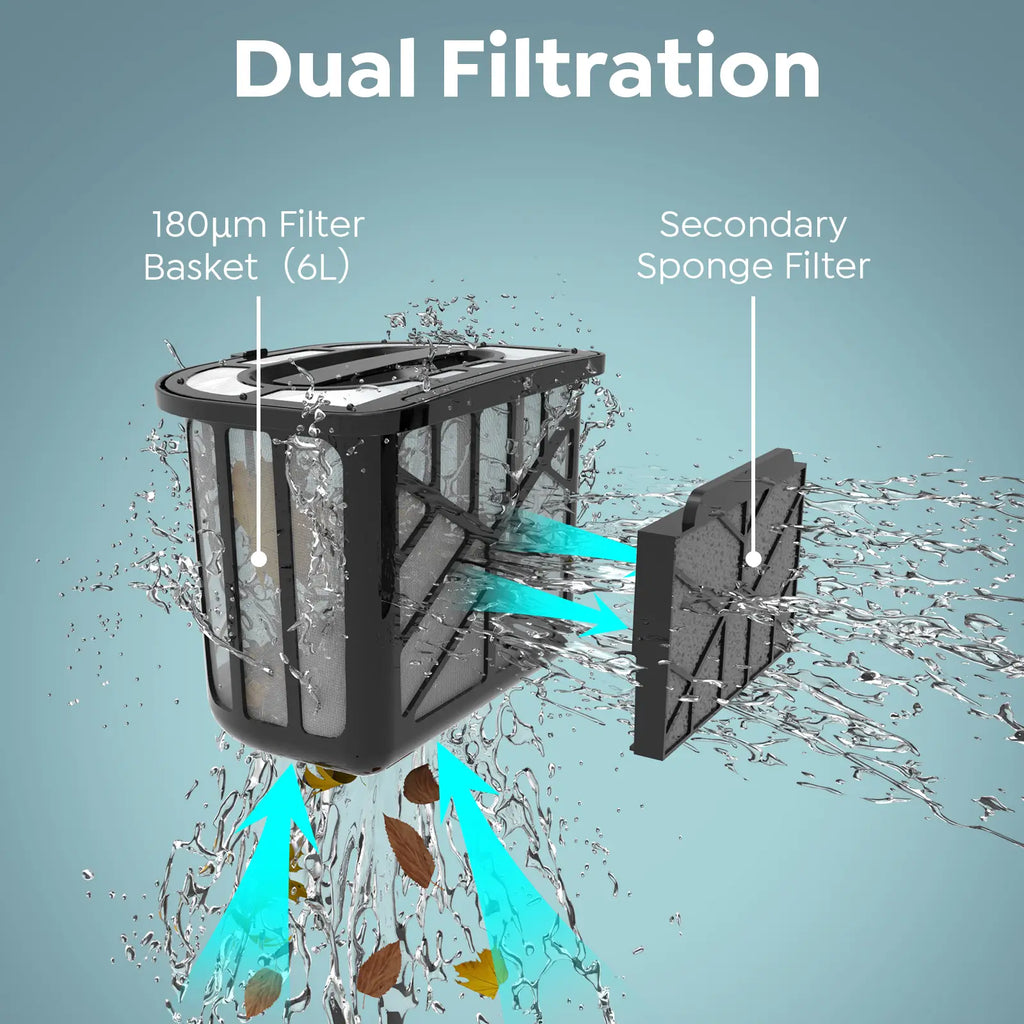Pleco Pro Cordless Pool Cleaner Robot with 210-Min Runtime, Smart AI Navigation, App Control, Strong Wall Climbing, Waterline Cleaning, Dual-Layer Filtration, for In-Ground Pools up to 220㎡, Indigo