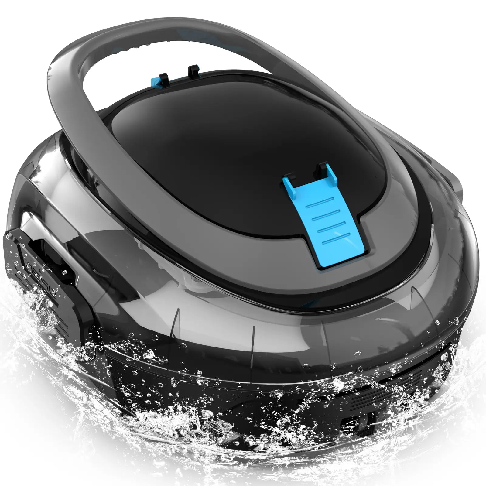 S2 Pool Vacuum Robot for Above Ground Pools, Cordless Operation, 80-Min Runtime, Coverage up to 766 sq ft, Efficient Cleaning Performance, Self-Parking and Easy Maintenance (Jet Black)