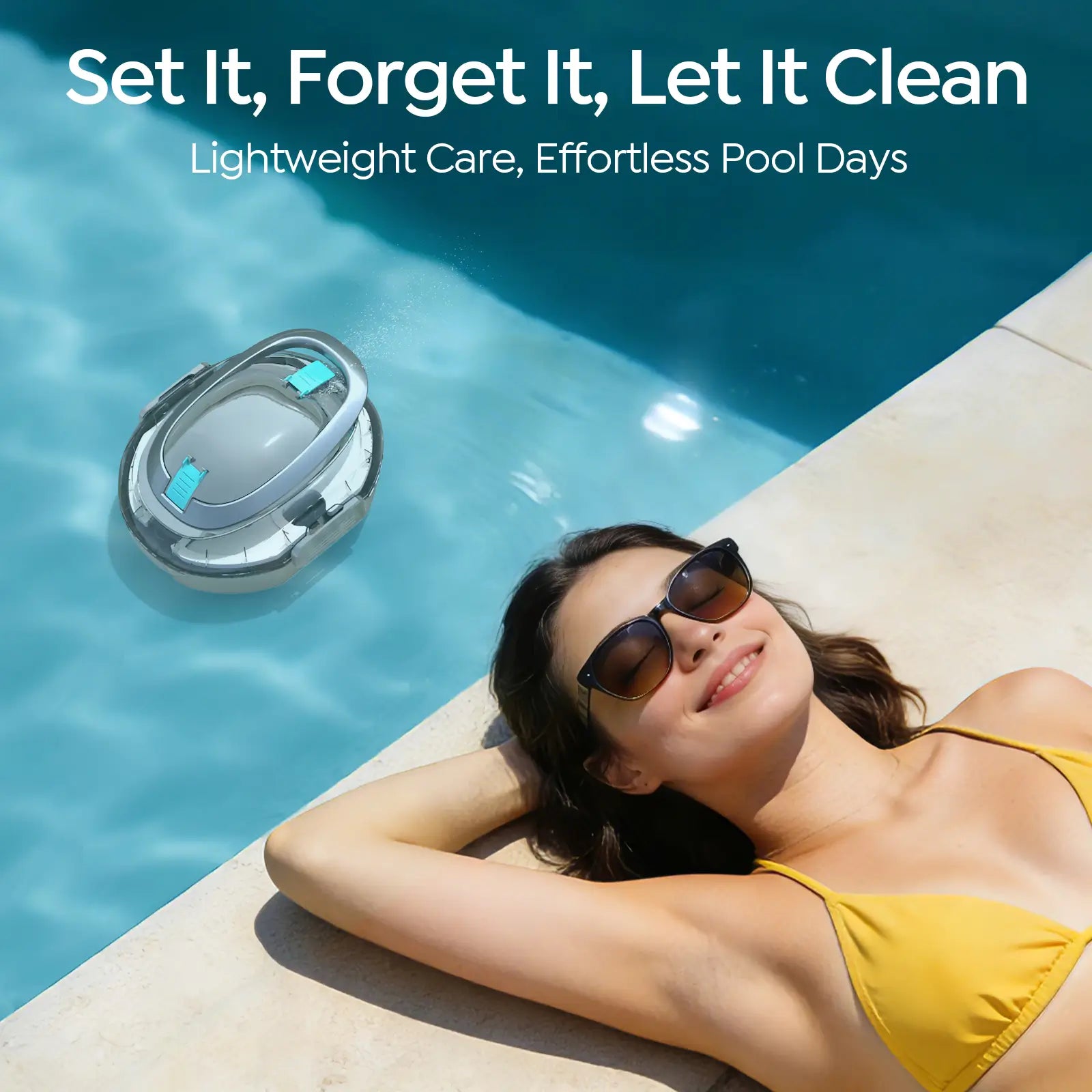 S2 Cordless Pool Vacuum Robot with Strong Suction Motor, Upgraded Filtration, Pool Vacuum for Above-Ground & Flat Pools, Automatic Parking, Anthracite